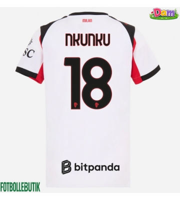 AC Milan Christopher Nkunku #18 Bortatröja Kvinnor 2025-26 Kortärmad